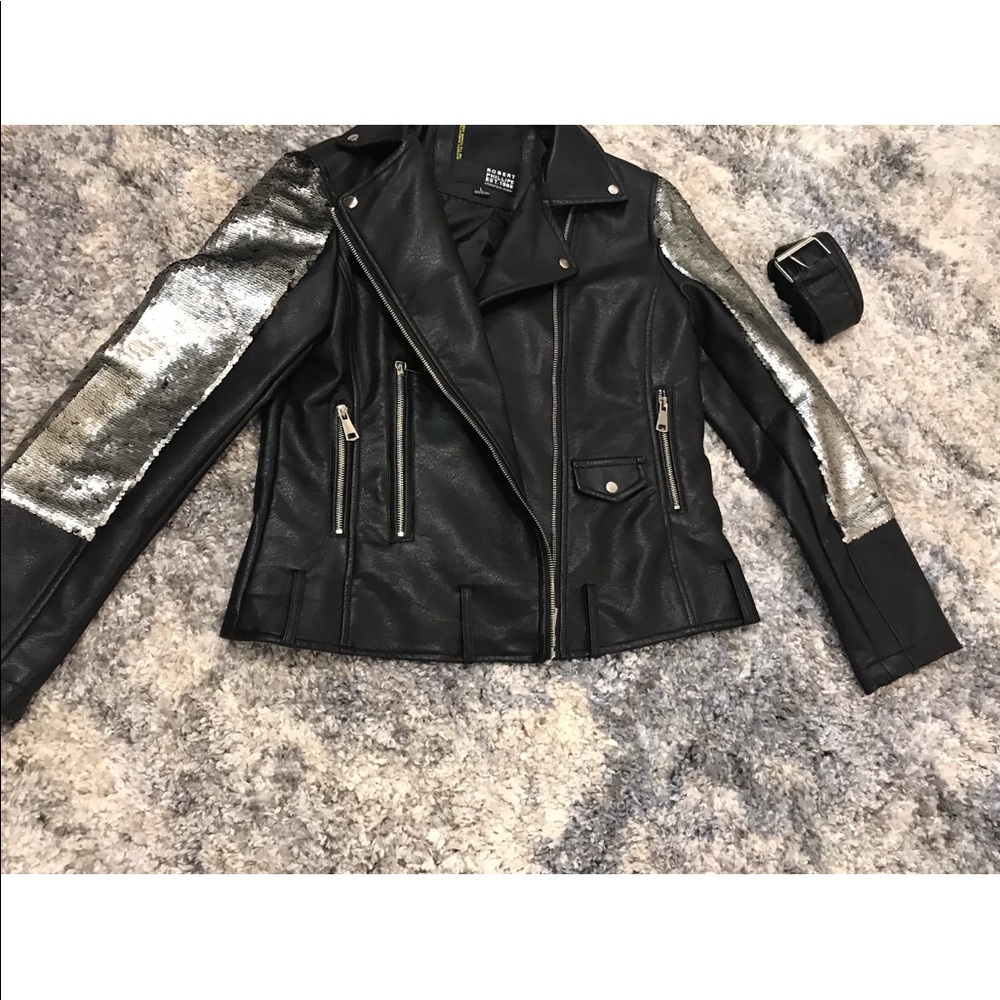 Robert Philipe leather Moto Jacket